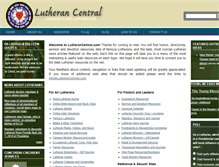 Tablet Screenshot of lutherancentral.com